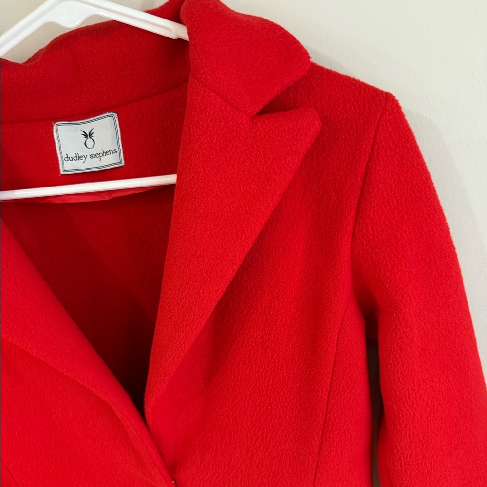 Dudley Stephens Vello Fleece Remsen Blazer Jacket - Red - Size Small - Picture 8 of 16
